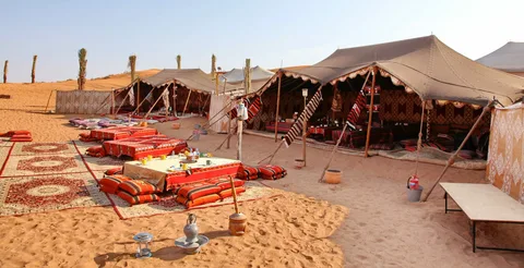 Red Dunes Evening Desert Safari With BBQ Dinner At Bedouin Camp